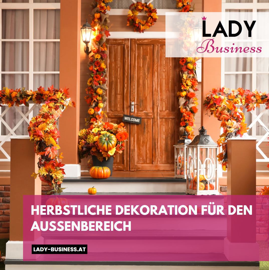 Herbstliche Dekoration für den Außenbereich Herbstliche Dekoration für den Außenbereich