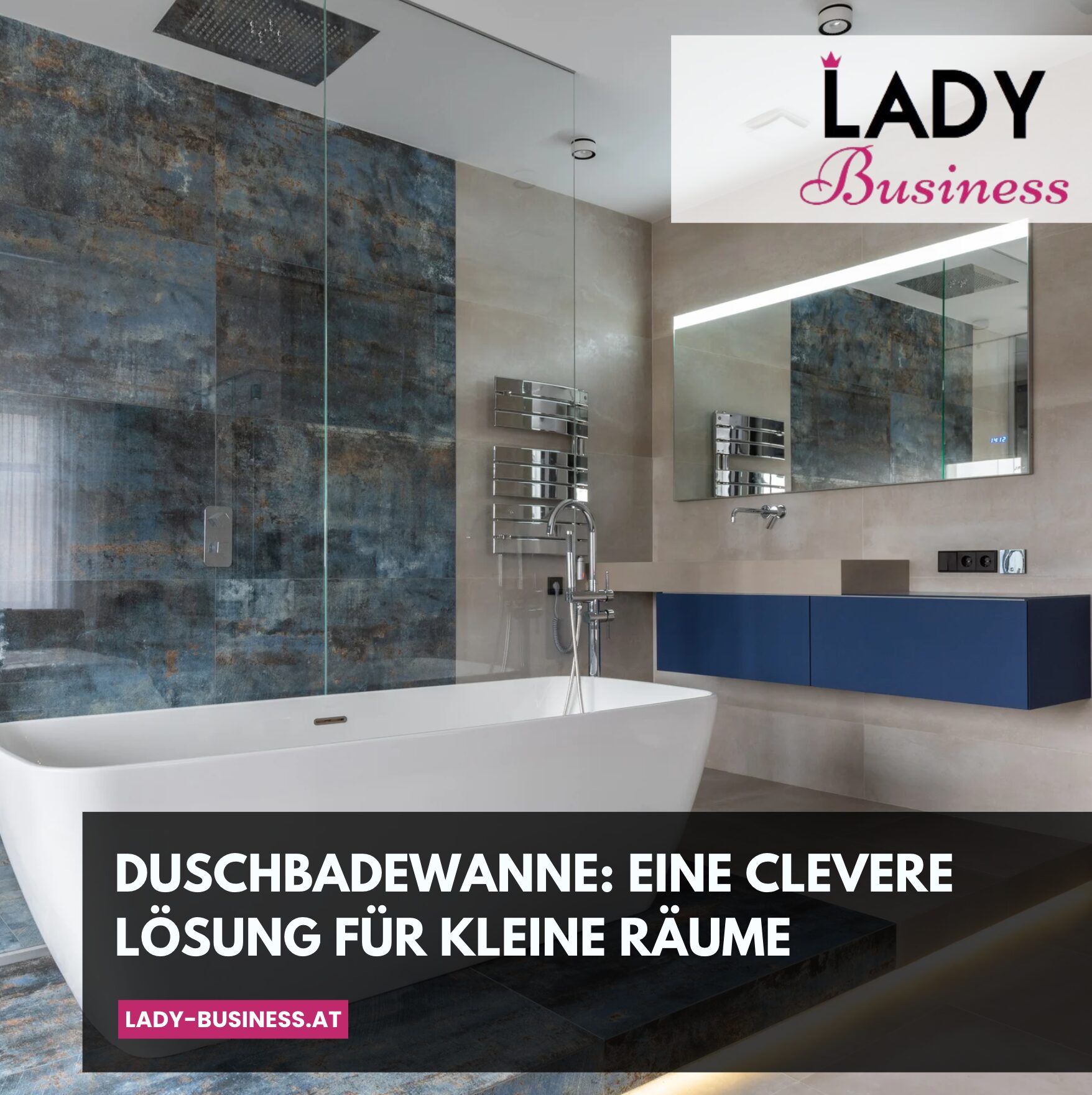 Duschbadewanne: Eine clevere Lösung für kleine Räume