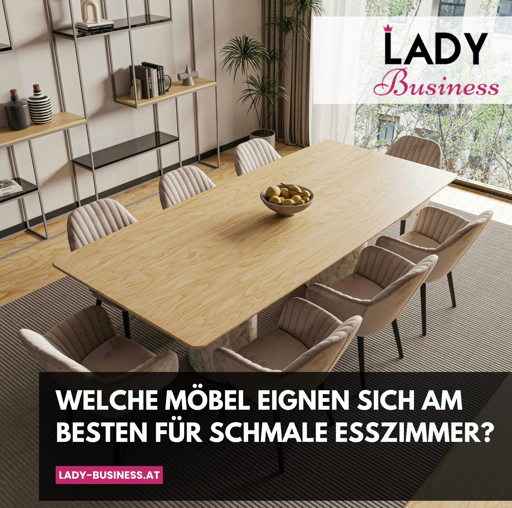Welche Möbel eignen sich am besten für schmale Esszimmer?