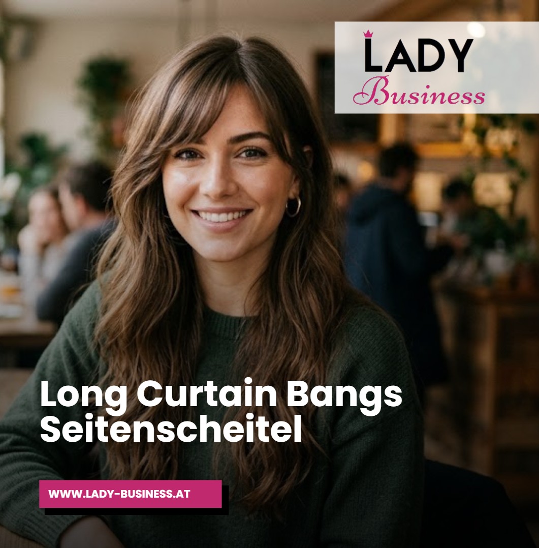 Long Curtain Bangs Seitenscheitel Long Curtain Bangs Seitenscheitel