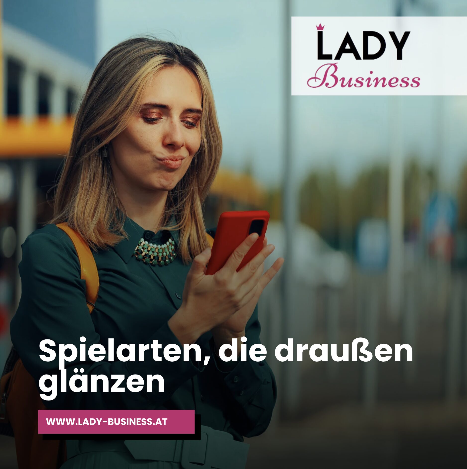 Spielarten, die draußen glänzen