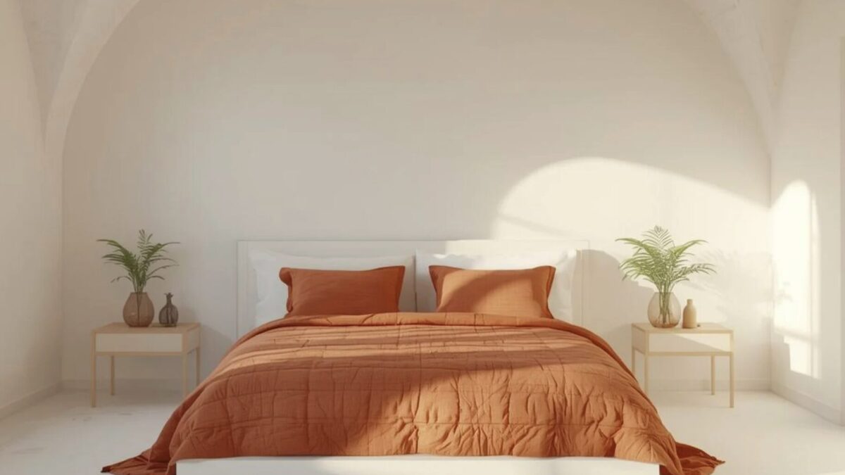 Skandinavisches Schlafzimmer