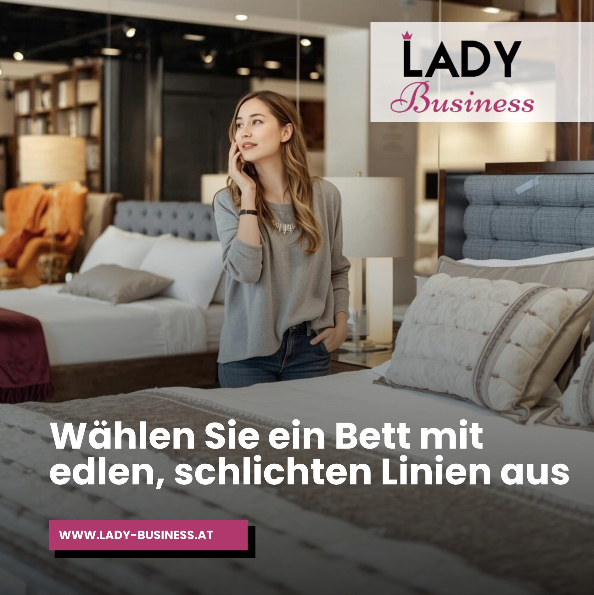 Wählen Sie ein Bett mit edlen, schlichten Linien aus Wählen Sie ein Bett mit edlen, schlichten Linien aus