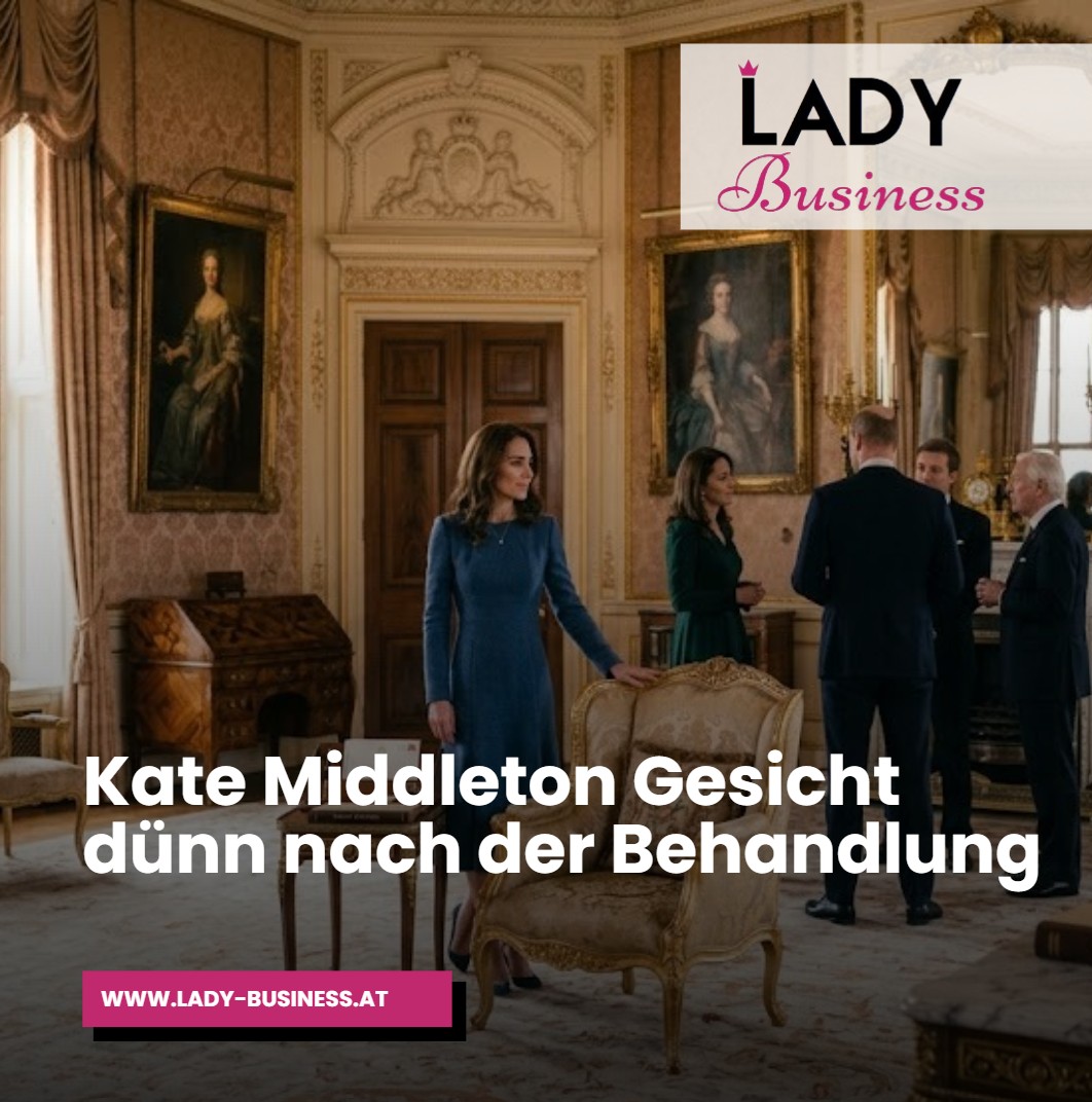 Kate Middleton Gesicht dünn nach der Behandlung Kate Middleton Gesicht dünn nach der Behandlung