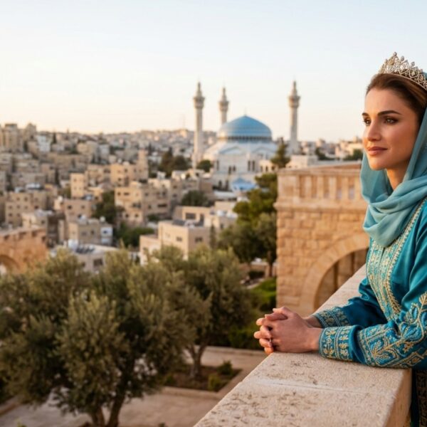 Rania von Jordanien Königin Rania zwischen Enkelkind-Glück und Weltbühne