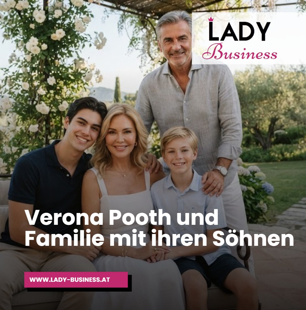 Verona Pooth und Familie mit ihren Söhnen Verona Pooth und Familie mit ihren Söhnen
