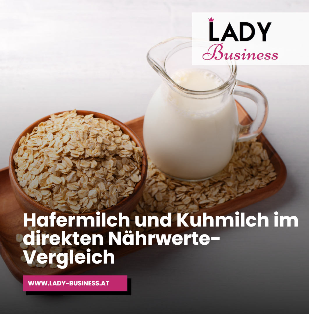 Hafermilch und Kuhmilch im direkten Nährwerte-Vergleich Hafermilch und Kuhmilch im direkten Nährwerte-Vergleich